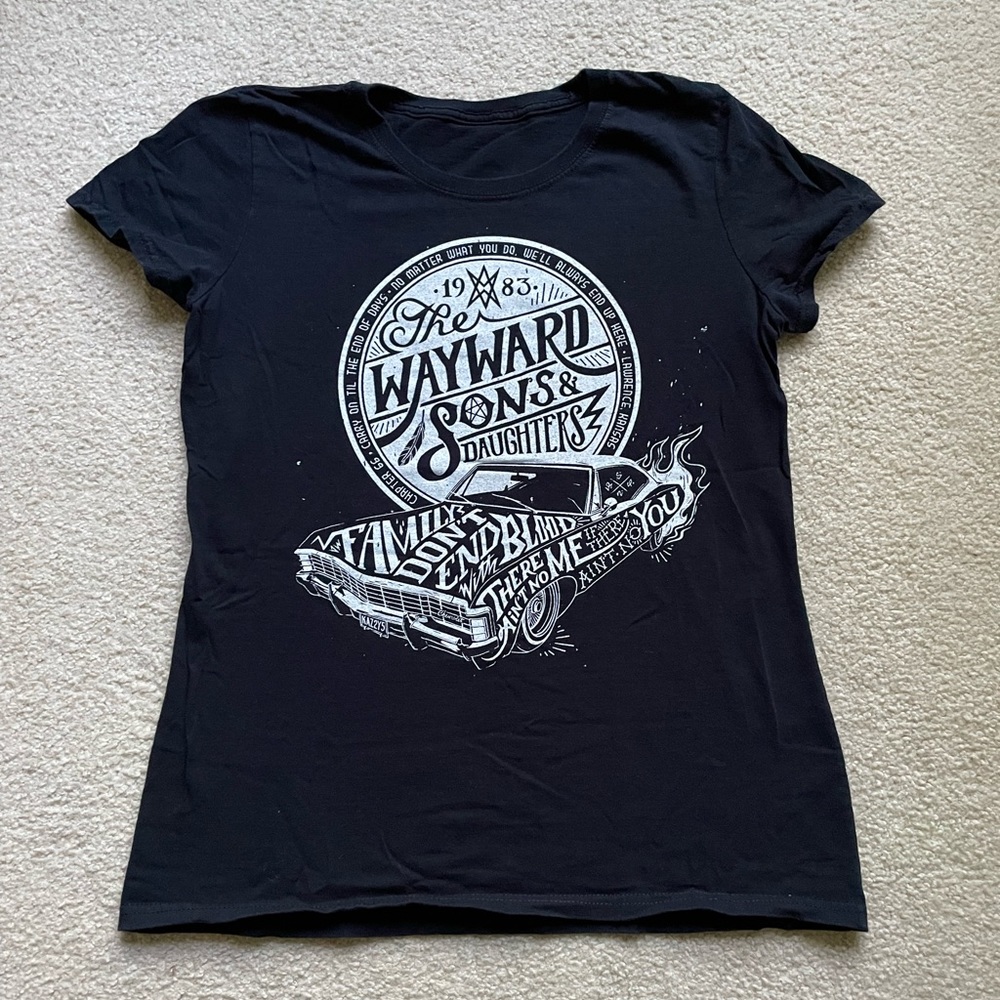 Supernatural Wayward Sons and Daughters Quote Shortsleeve Shirt